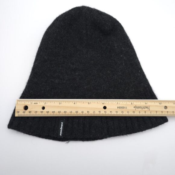 PATAGONIA‎ Wool Knit Beanie Black Winter Hat Unisex One Size main image 2